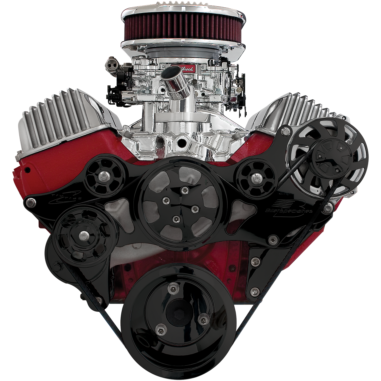 Billet Specialties Premium Tru Trac Serpentine System - 348/409 Chevy