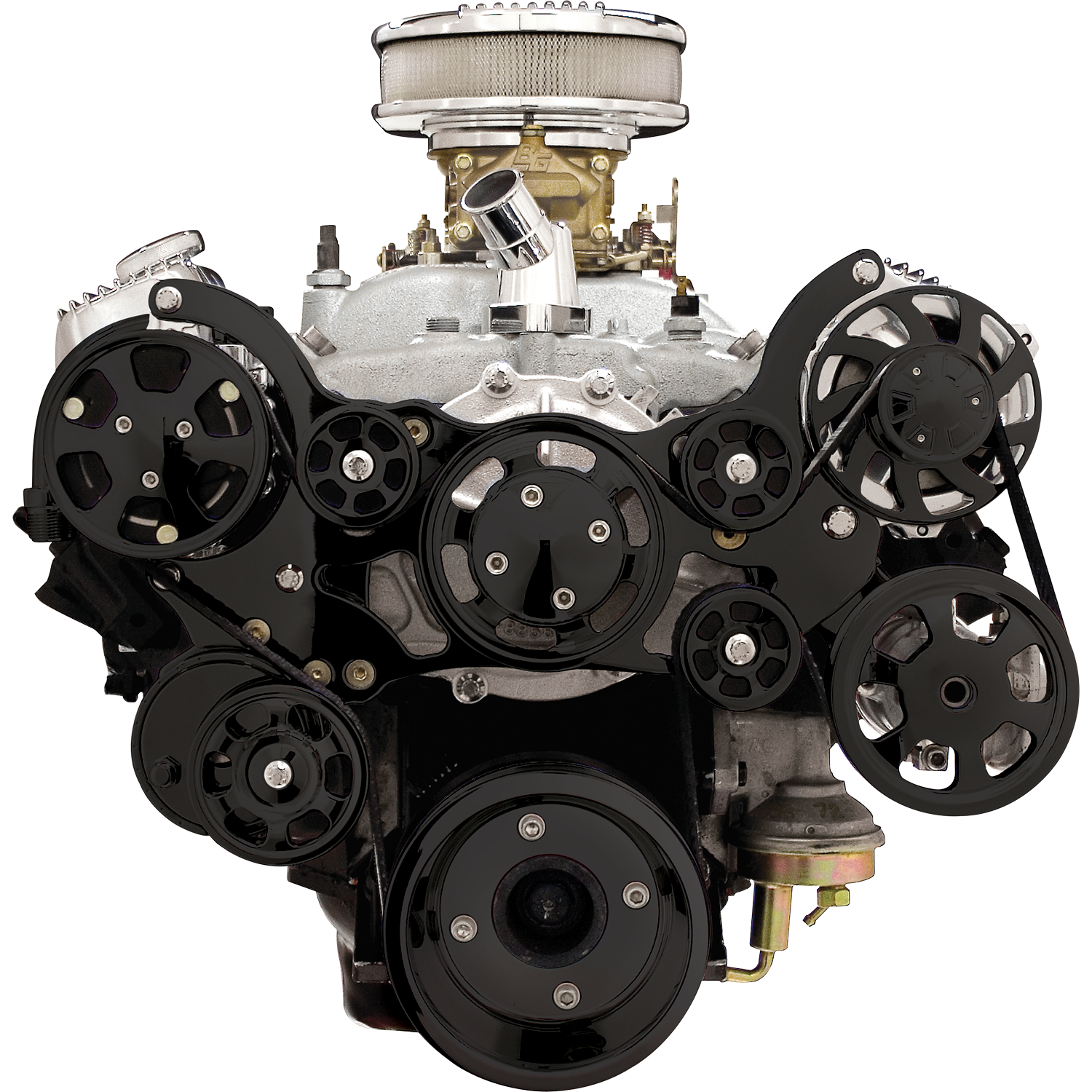 Billet Specialties Premium Tru Trac Serpentine System - Pontiac
