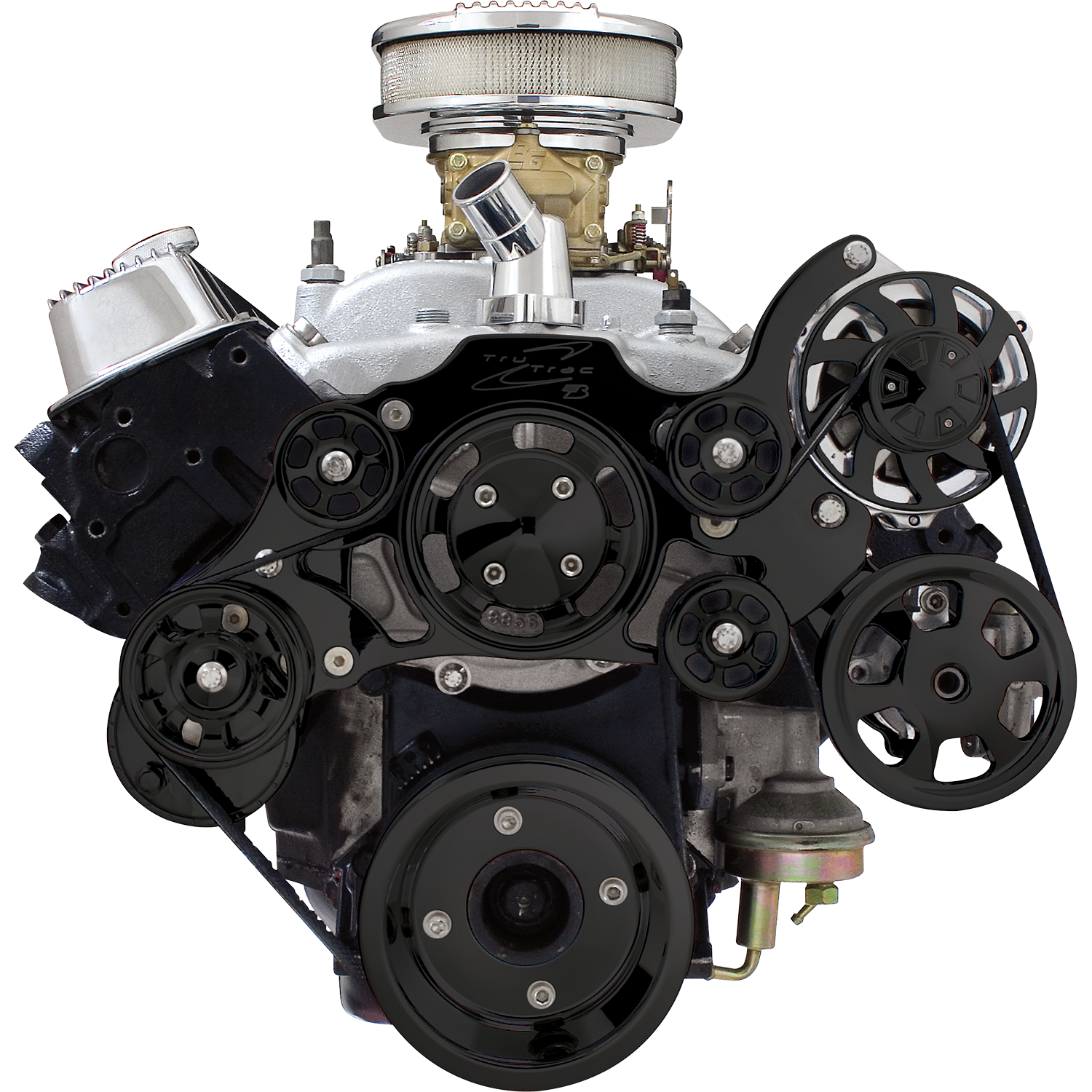 Billet Specialties Premium Tru Trac Serpentine System - Pontiac