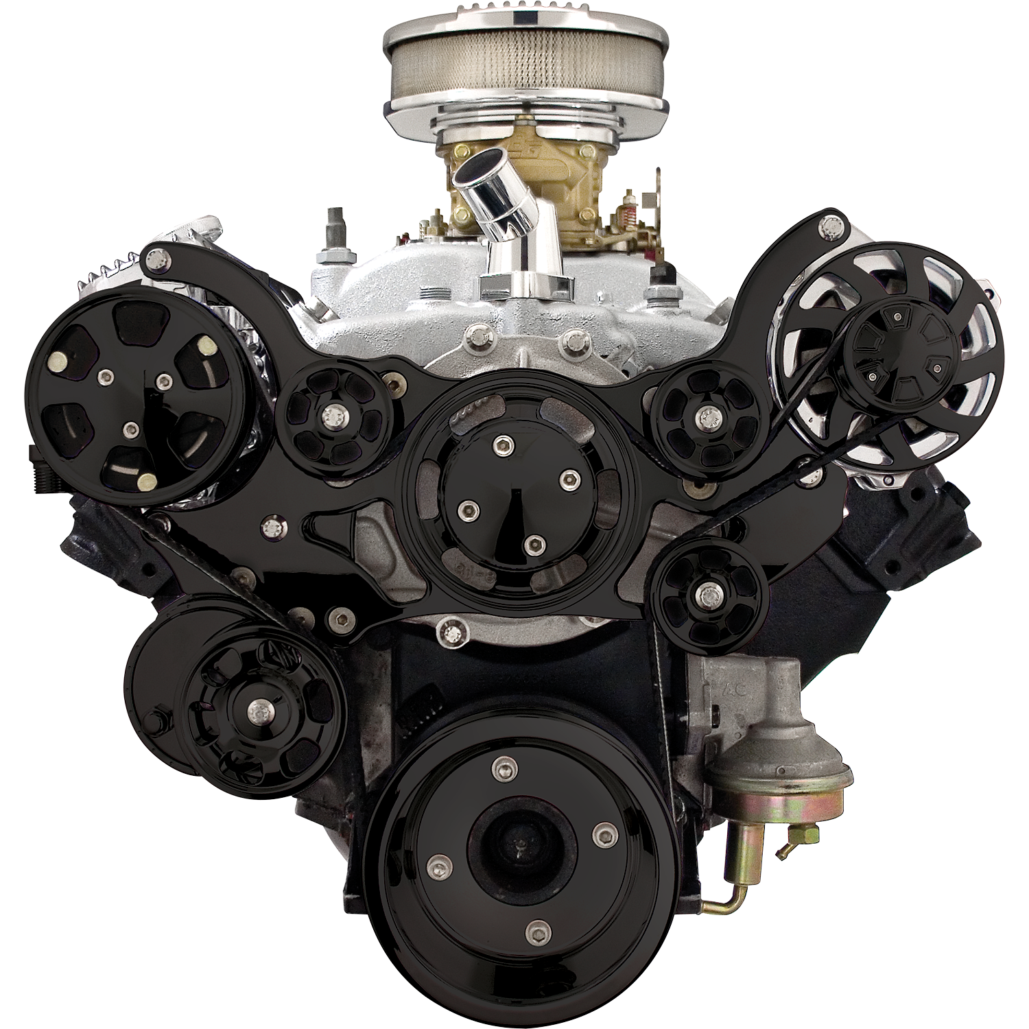 Billet Specialties Premium Tru Trac Serpentine System - Pontiac