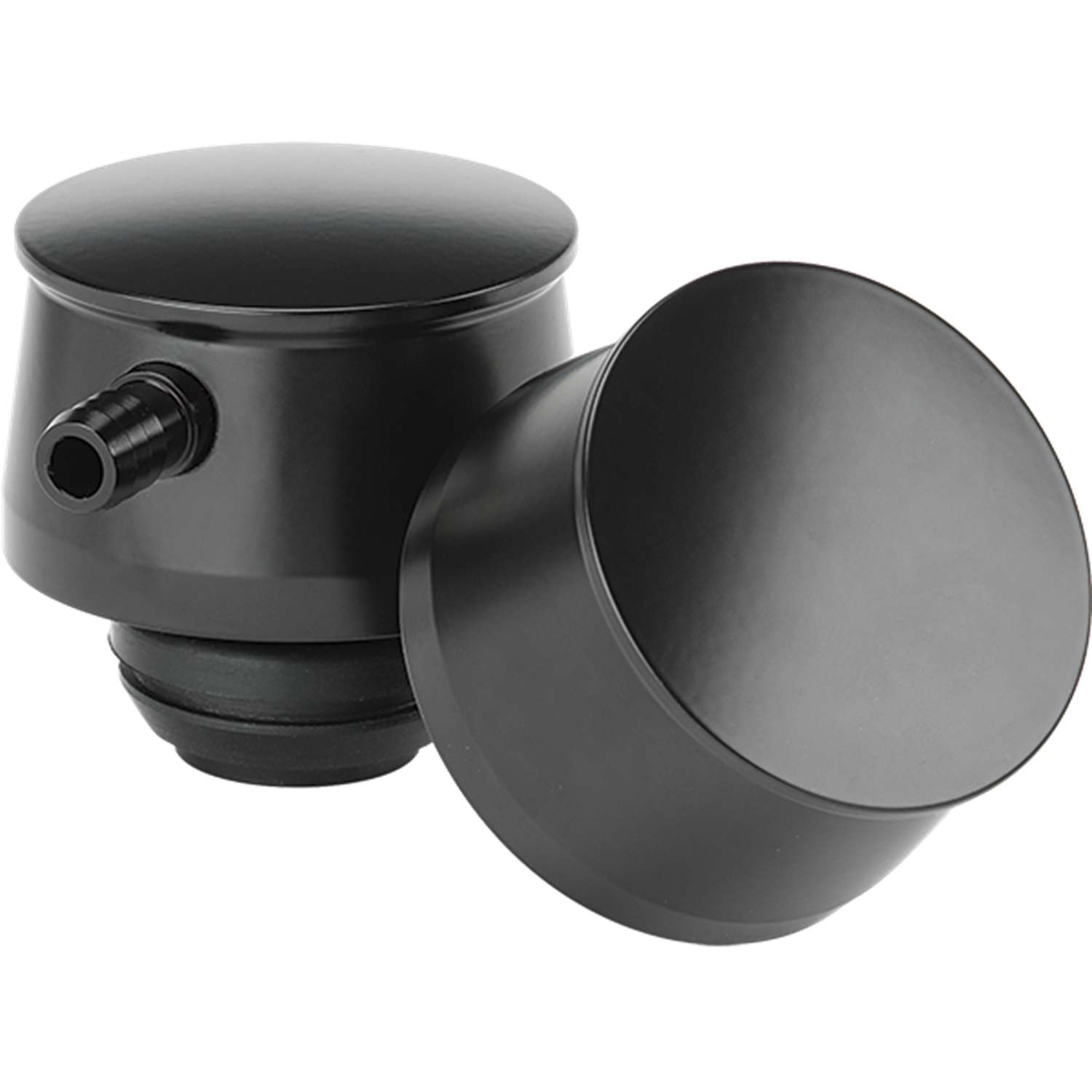 Billet Specialties Round Breathers with and without PCV Valve for 1-1/4" Valve Cover Holes