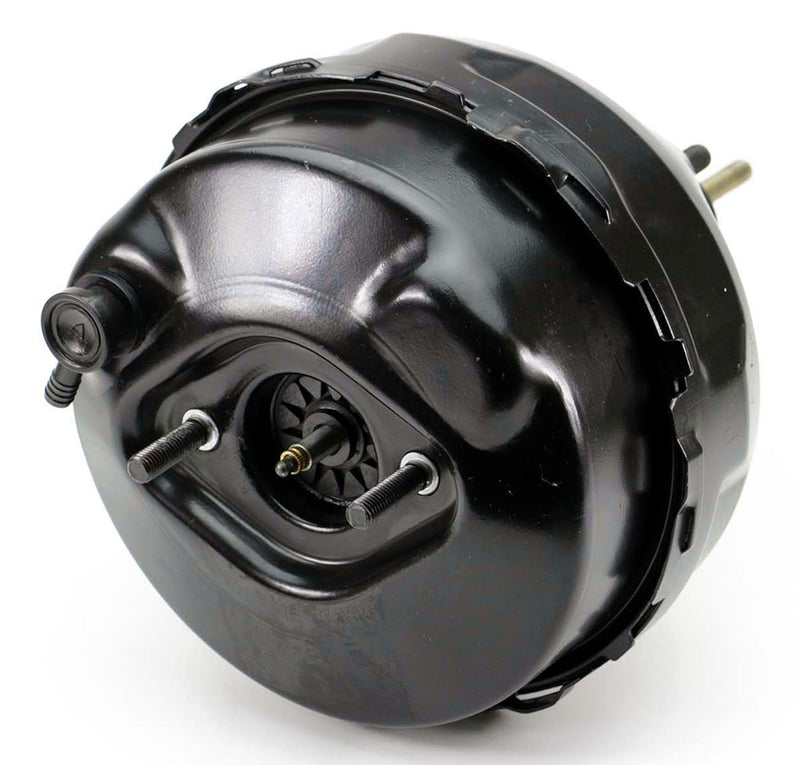 BLACK POWDERCOAT Universal Brake Booster 9" Dual Diaphragm