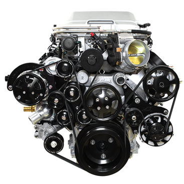 Billet Specialties LSA Tru Trac - Black