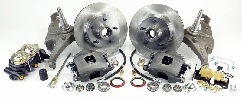 1960-62 CHEVROLET & GMC 1/2 TON P/UP - 5 LUG 2WD Legend Series Front Disc Brake Kit Manual Brake Kit