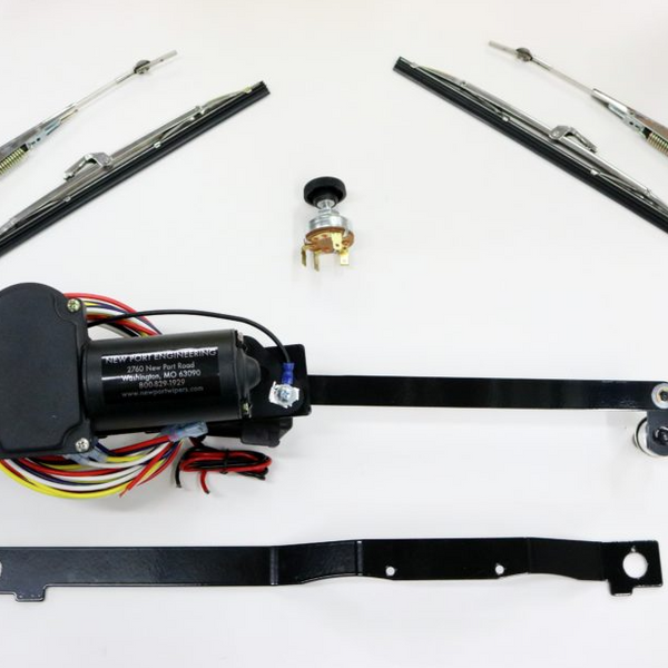 1928-47 Ford Wiper Kit W Wiring Harness Hot Rod Rat Rod