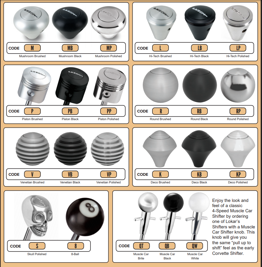 Lokar Transmount Shifter For C4 Transmission