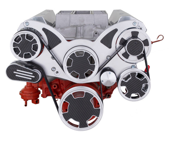Small Block Chevy 283, 350, and 400 All Inclusive Wraptor Serpentine System