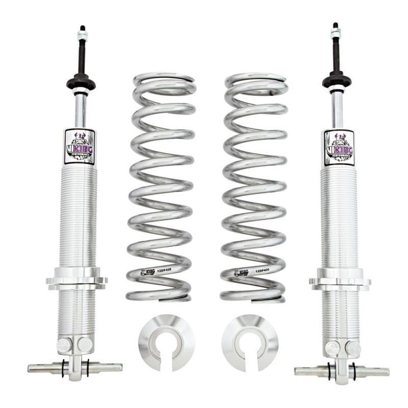 1977-1990 Chevy Impala / Caprice Viking Double Adjustable Front Coil Over Kit for Standard Ride Height Factory-1.5" Drop