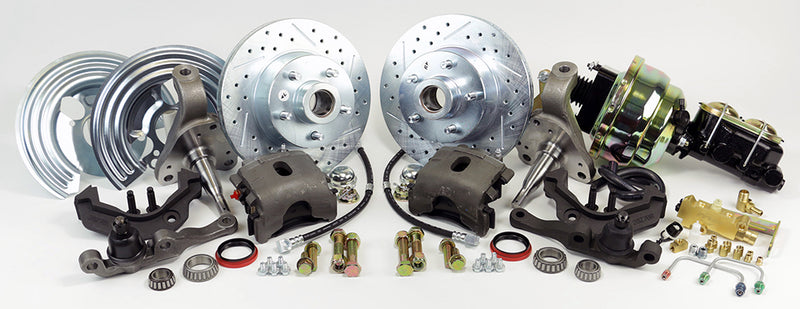 1965-72 MOPAR B-BODY (w/Original Power Brakes) Legend Series HP Front Disc Brake Kit Power Brake Kit