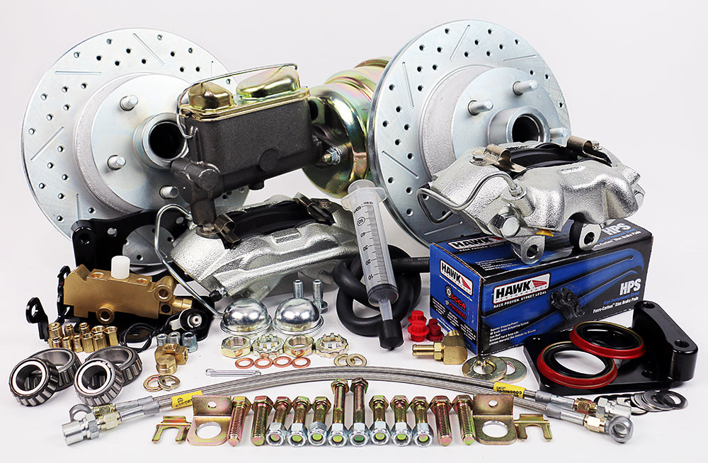 1966-69 FORD FAIRLANE, 68-69 TORINO, 66-69 RANCHERO Legend Series HP Front Disc Brake Kit Power Brake Kit