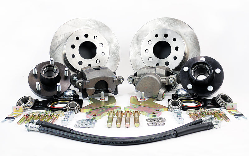 1954-56 FULL-SIZE FORD & FULL-SIZE MERCURYURY (w/5 x 4.5" Bolt Circle) Legend Series Front Disc Brake Kit Front Wheel Kit