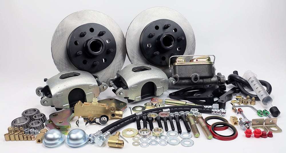 1970-72 FULL-SIZE FORD & FULL-SIZE MERCURYURY (w/5 x 4.5" & 5 x 4.75" Bolt Circle) Legend Series Front Disc Brake Kit - V2.0 Manual Brake Kit