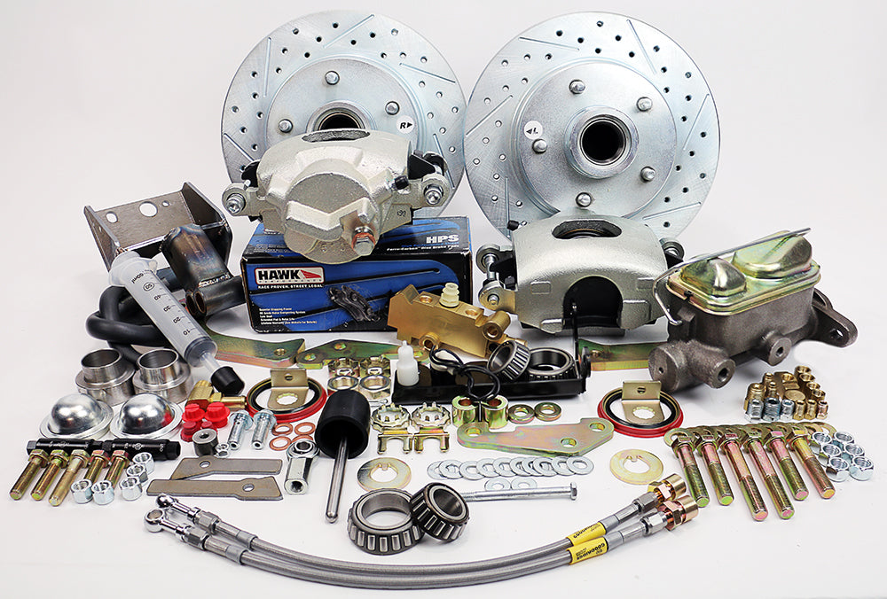 1949-54 Chevy Car Legend Series HP Front Disc Brake Conversion Kit with Manual Brake Conversion Kit