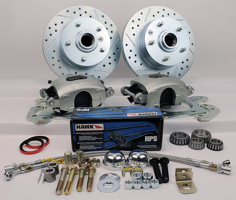 1955-58 CHEVROLET FULL SIZE Legend Series HP Front Disc Brake Kit Front Wheel Kit