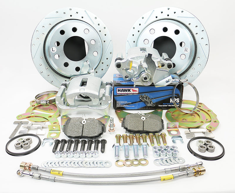 1957-68 PONTIAC FULL-SIZE REAR KIT Legend Series HP Rear Disc Brake Kit Rear Wheel Kit