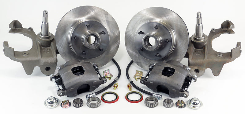 1963-70 CHEVROLET & GMC 1/2 TON P/UP - 5 LUG 2WD Legend Series Front Disc Brake Kit Front Wheel Kit