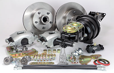 1953-62 Chevy Corvette Legend Series Front Disc Brake Conversion Kit with Power Brake Booster Kit