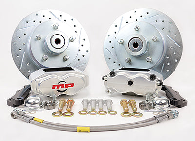 1970-72 MOPAR E-BODY, 65-72 MOPAR B-BODY (w/OE Drum & OE Power Brakes)  Rallye Series Front Disc Brake Kit Power Brake Kit