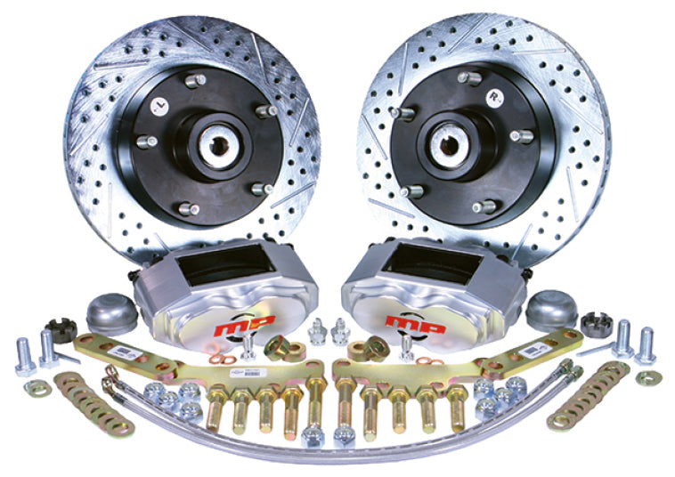 1965-67 FORD F100 PICK UP (w/5 x 4-1/2" and 5 x 5 1/2" Bolt Circle) Rallye Series Front Disc Brake Kit Front Wheel Kit