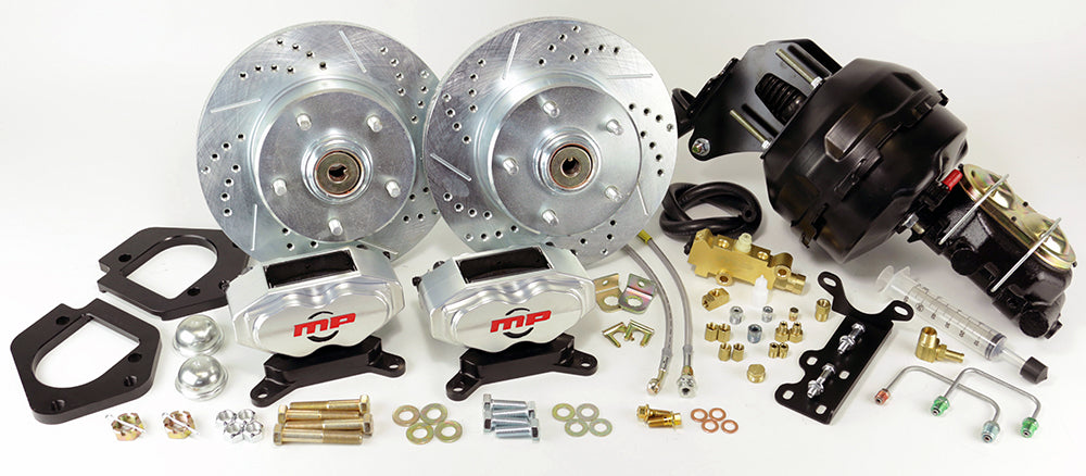 1964-72 GM A-BODY, 67-69 GM F-BODY, 68-74 GM X-BODY Rallye Series Front Disc Brake Kit Power Brake Kit