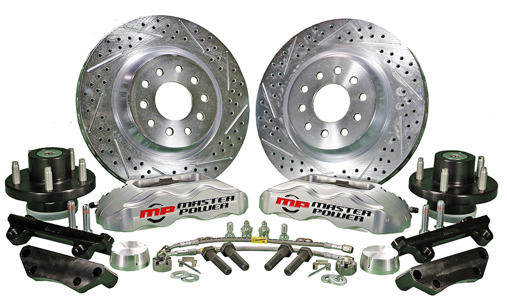 1973-74 MOPAR B-BODY & 73-74 MOPAR E-BODY (w/OE Disc Brakes & OE Manual Brakes) Pro Driver Front Disc Brake Kit Power Brake Kit