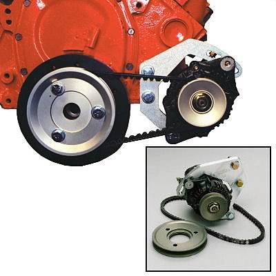 Drag Racing Mini Alternator Powermaster Big Block Chevy Snug Mount Drag Race Alternator Kits