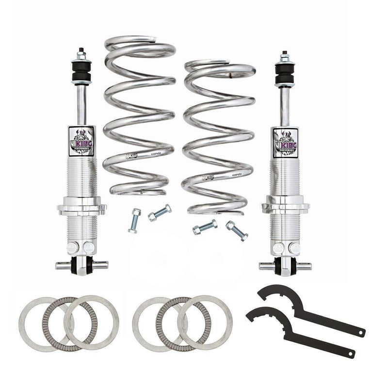 1971-1985 Buick Lesabre Viking Double Adjustable Front Coil Over Kit for Dropped Ride Height 1.5"-3" Drop