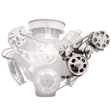 Billet Specialties Big Block Chevy Top or Mid Mount - AC Add-On