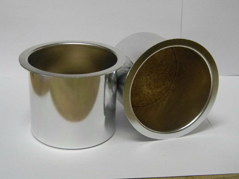 Watsons Medium Natural Aluminum Cup Holders (pair)
