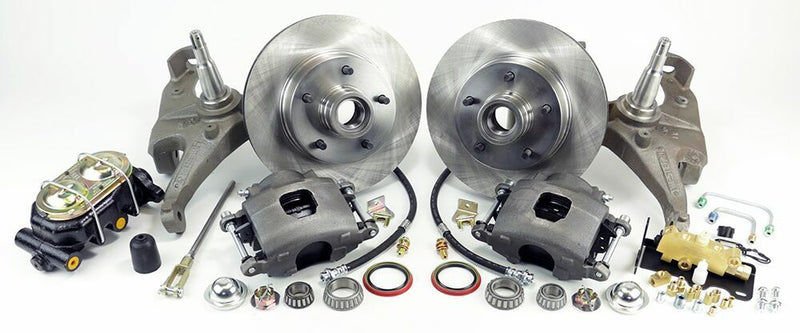 1960-62 CHEVROLET & GMC 1/2 TON P/UP - 5 LUG 2WD (Includes dropped spindles) Legend Series Front Disc Brake Kit Manual Brake Kit