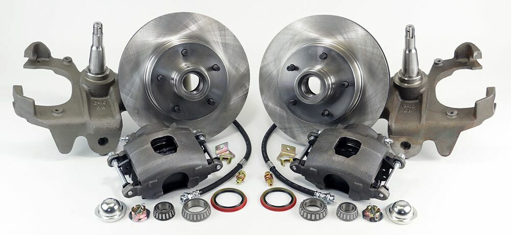 1960-62 CHEVROLET & GMC 1/2 TON P/UP - 5 LUG 2WD (Includes dropped spindles) (For Manual Transmission trucks only.) Legend Series Front Disc Brake Kit Power Brake Kit