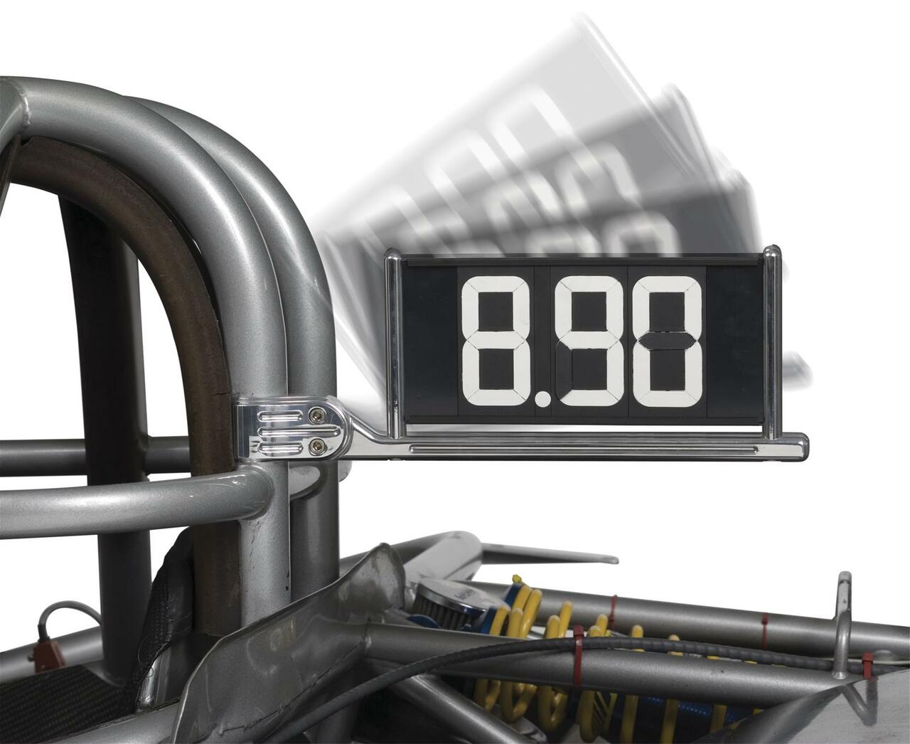 Lokar Dial-In Board, Cage Mount And Universal Adjustable Angle Mount 1-1/2" Cage Mount 4 Digit Manual Flip -Board