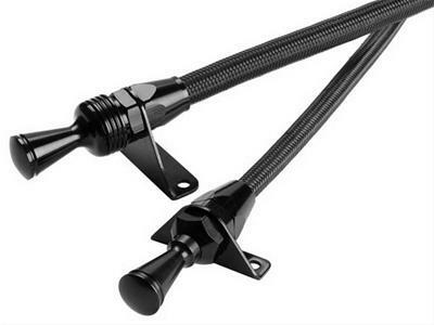 Lokar Anchor-Tight Locking Flexible Transmission Dipsticks GM TH350 & TH400 Direct Mount