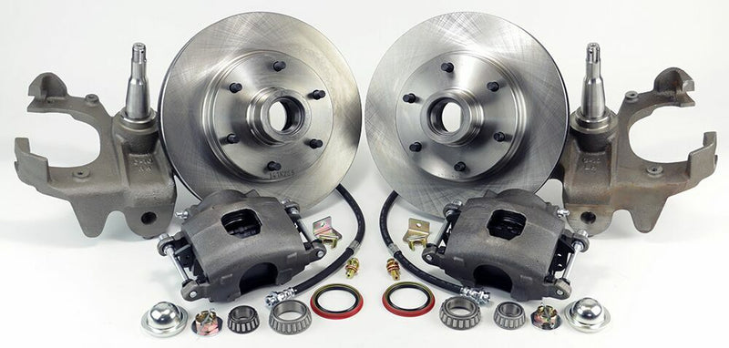 1960-62 CHEVROLET & GMC 1/2 TON P/UP - 6 LUG 2WD (Includes dropped spindles) Legend Series Front Disc Brake Kit Front Wheel Kit