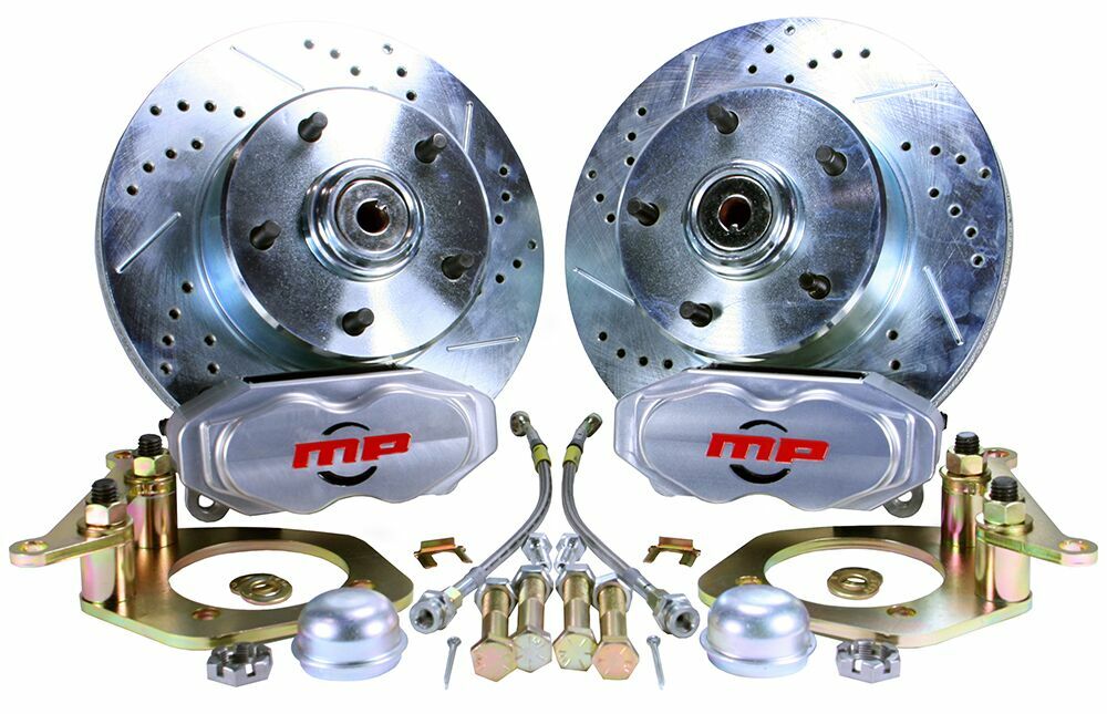 1955-57 GM FULL SIZE CHEVROLET (For use with Heidt's Dropped Spindles only) Rallye Series Front Disc Brake Kit Manual Brake Kit