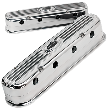 Billet Aluminum LS3 Chevrolet Modular Valve Cover, Coil Ribbed, (Pair)