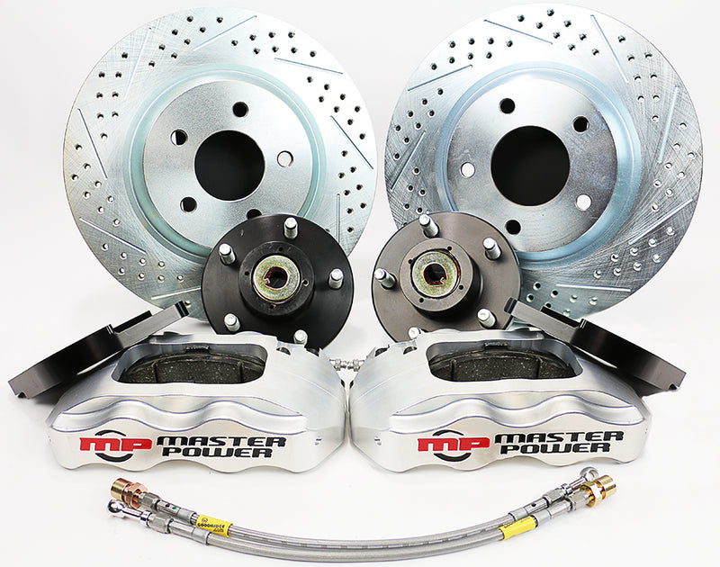 1991-04 S-10 P/UP W/ABS BRAKES - 2WD (Includes dropped spindles) Pro Driver Front Disc Brake Kit Front Wheel Kit