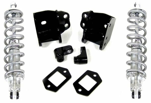 1987-1993 Ford Mustang V8 Car Viking Double Adjustable Rear Coil Over Kit for Standard Ride Height (Factory-1.5" Drop)