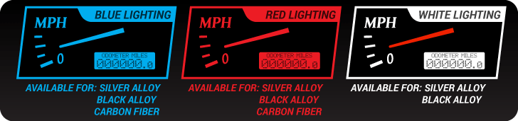 1955-86 Jeep CJ Dakota Digital VHX Gauges