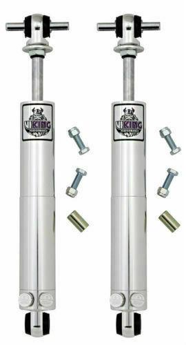 1974 Plymouth Fury Viking Double Adjustable Smooth Shocks, REAR ONLY, for Dropped Ride Height (1.5"-3.0" Drop)