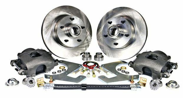 1955-59 CHEVROLET 1/2 TON 3100, GMC APACHE (5 x 4 3/4" Bolt Circle) Legend Series Front Disc Brake Kit Front Wheel Kit