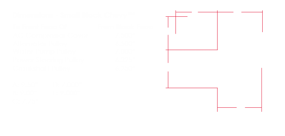 Billet Specialties V-Trac Pulley System - Small Block Chevy