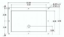 Floor Access Door, 4-3/4" x 8-1/2"