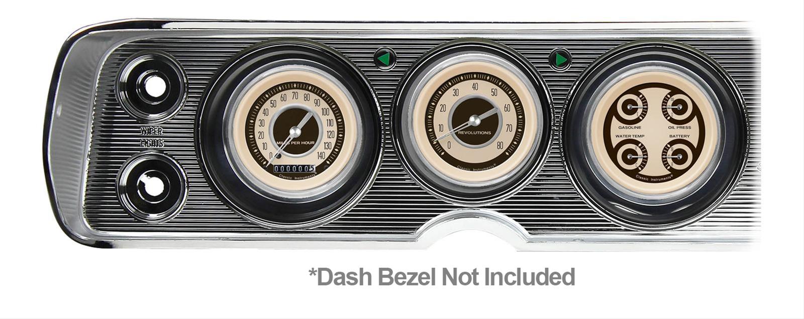 Classic Instruments 1964-65 Chevy Chevelle, Malibu, El Camino Direct Fit Gauges