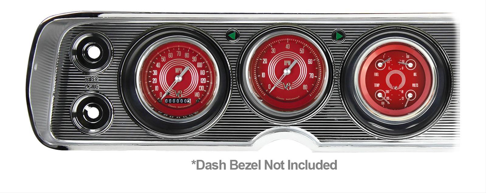 Classic Instruments 1964-65 Chevy Chevelle, Malibu, El Camino Direct Fit Gauges