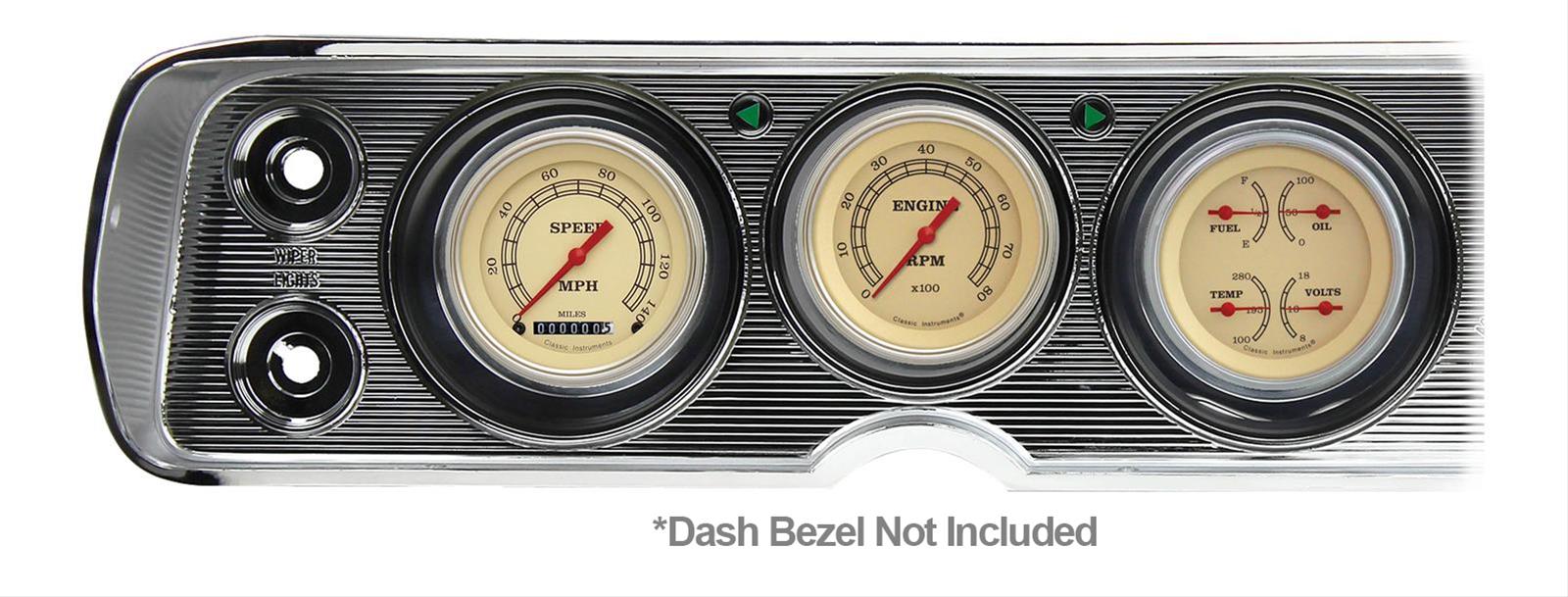 Classic Instruments 1964-65 Chevy Chevelle, Malibu, El Camino Direct Fit Gauges
