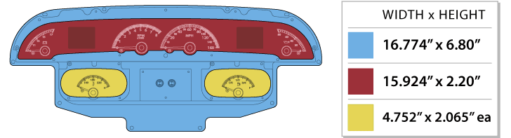 1958 Chevy Impala HDX Instruments