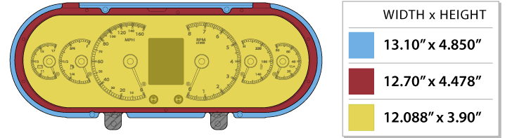 1963-65 Chevy Nova HDX Instruments