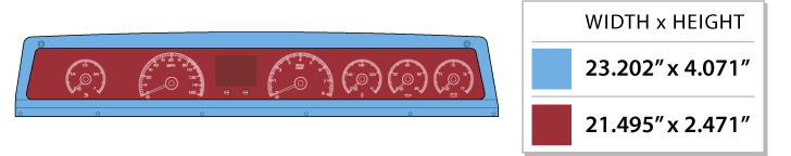 1971-76 Chevy Caprice/Impala HDX Instruments