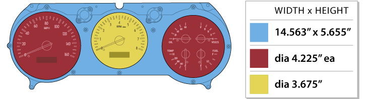 1964-65 Chevy Chevelle/El Camino VHX Instruments